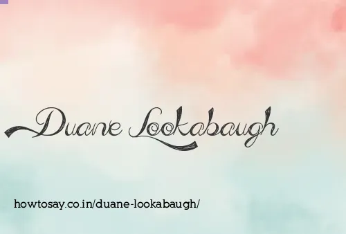 Duane Lookabaugh