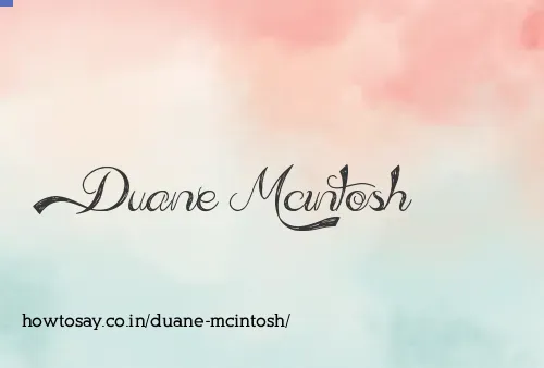 Duane Mcintosh