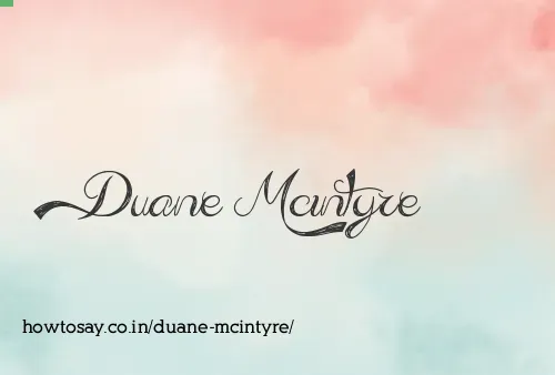 Duane Mcintyre