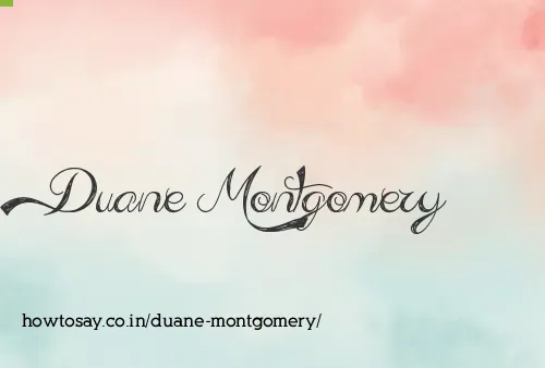 Duane Montgomery