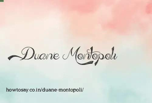 Duane Montopoli