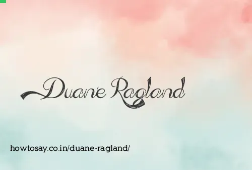 Duane Ragland