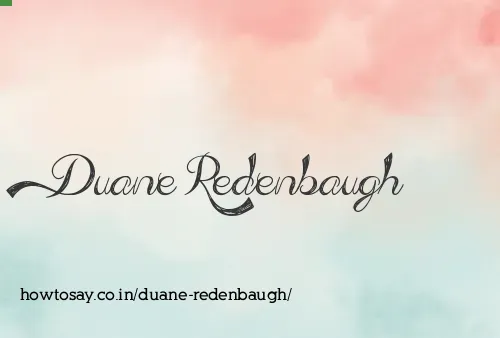 Duane Redenbaugh