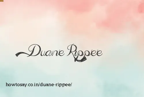 Duane Rippee