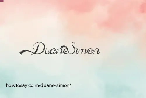 Duane Simon