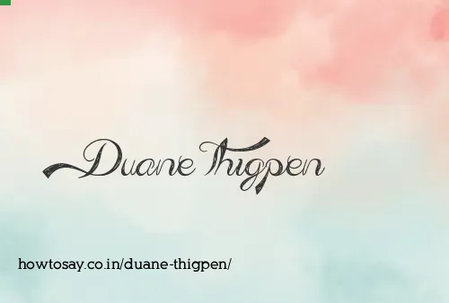 Duane Thigpen