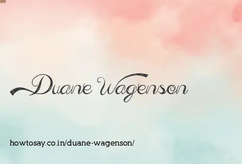 Duane Wagenson