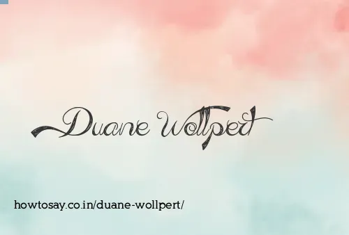 Duane Wollpert