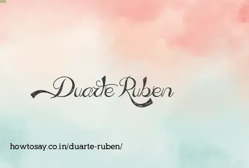 Duarte Ruben
