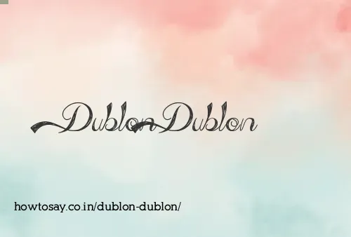 Dublon Dublon