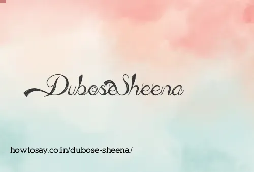 Dubose Sheena