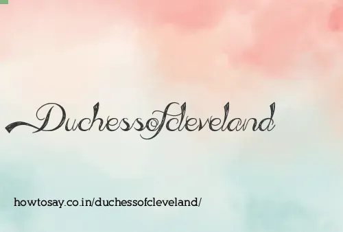 Duchessofcleveland