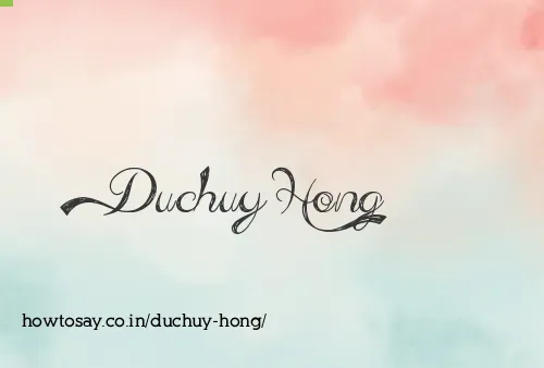Duchuy Hong