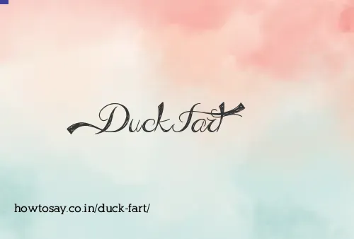 Duck Fart