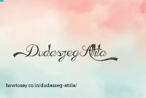 Dudaszeg Attila