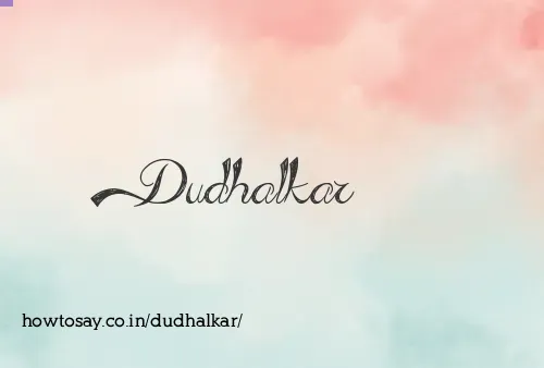 Dudhalkar
