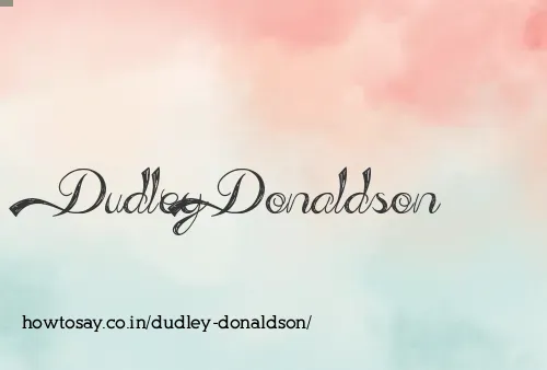 Dudley Donaldson