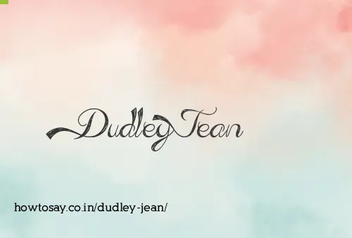 Dudley Jean