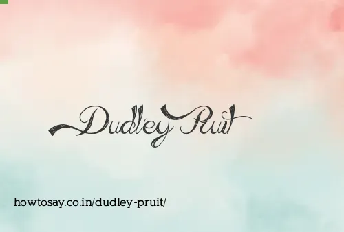 Dudley Pruit
