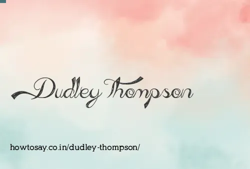 Dudley Thompson
