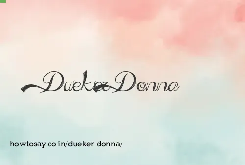 Dueker Donna