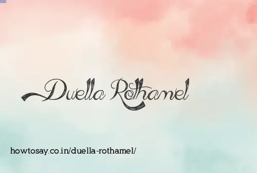 Duella Rothamel