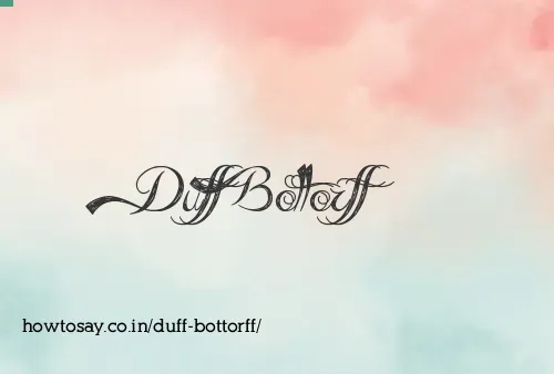 Duff Bottorff