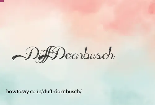 Duff Dornbusch
