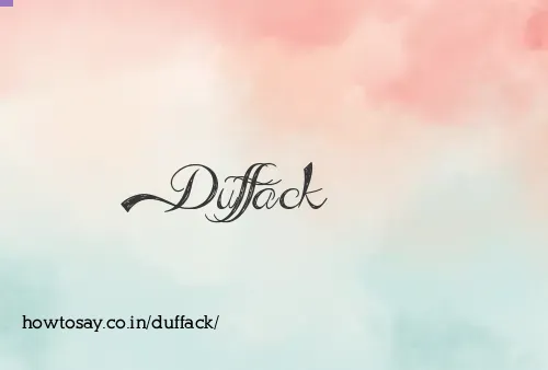Duffack