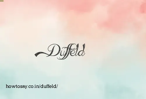 Duffeld