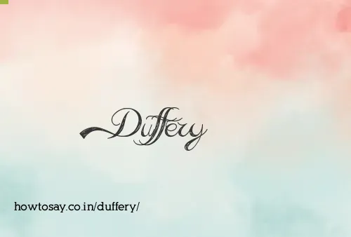 Duffery
