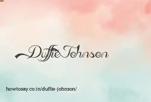 Duffie Johnson