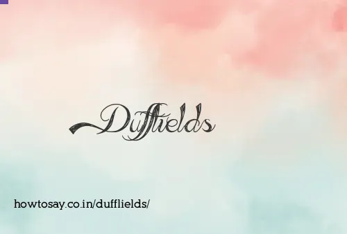 Dufflields