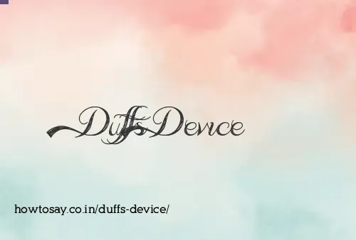 Duffs Device