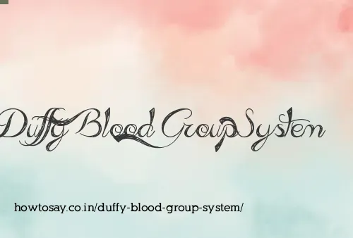 Duffy Blood Group System