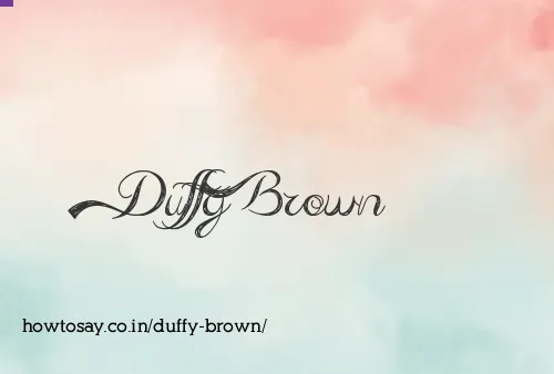 Duffy Brown