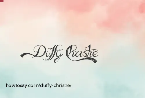 Duffy Christie