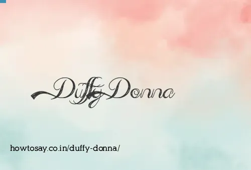 Duffy Donna