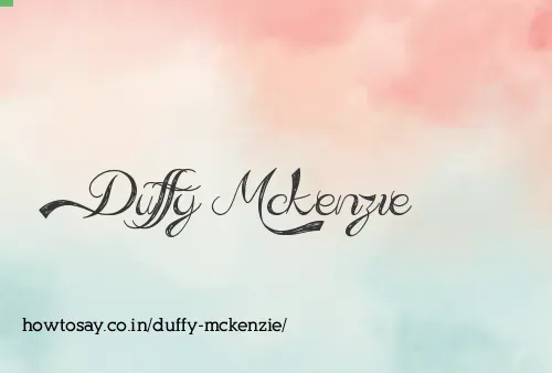 Duffy Mckenzie
