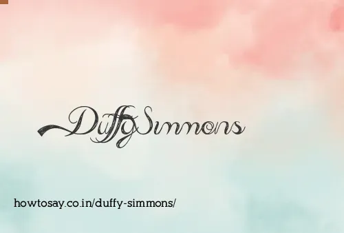 Duffy Simmons