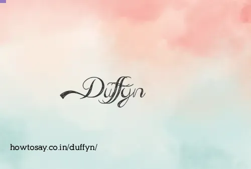 Duffyn