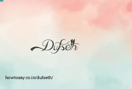 Dufseth
