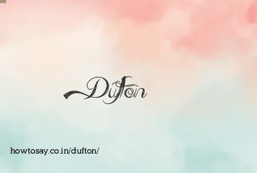 Dufton