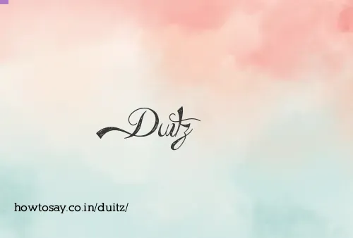 Duitz