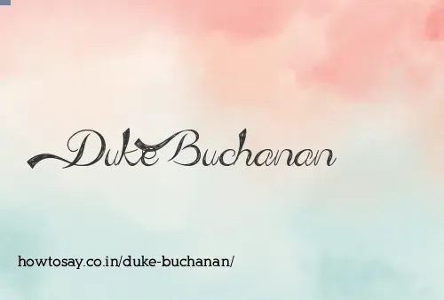 Duke Buchanan