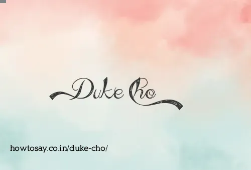 Duke Cho