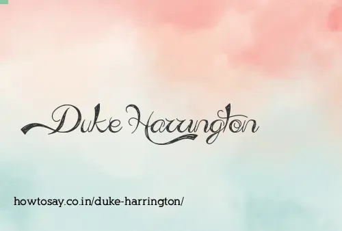 Duke Harrington