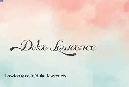 Duke Lawrence