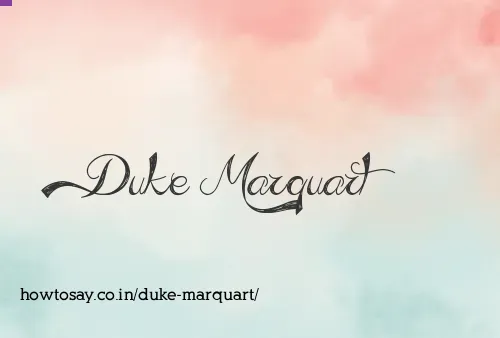 Duke Marquart