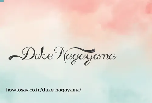 Duke Nagayama